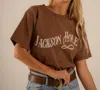 Care Tucker Marlie Jackson Hole Short Sleeve Tee In Brown In Brown