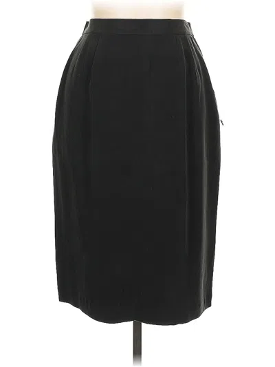 Pre-owned Career Essentials Formal Skirt In Black