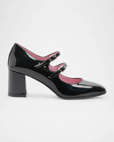 CAREL ALICE PATENT LEATHER MARY JANE PUMPS
