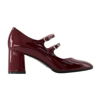 Carel Alice Pumps  Patent Leather Burgundy