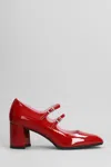 Carel Alice Pumps In Red Patent Leather In Red