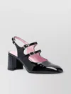 Carel Banana Leather Mary Jane Slingback Pumps