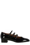 Carel Kina Black Mary Janes With Straps And Block Heel In Patent Leather Woman