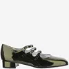 Carel Mary Jane Ariana Metallizzate In Green