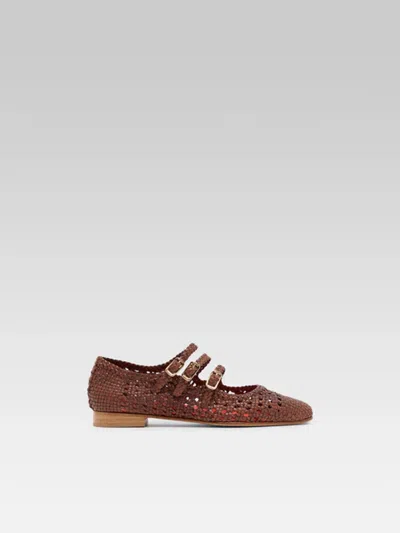 Carel Ariana Flat In Burgundy