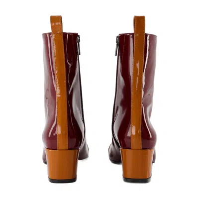Carel Audrey Boot In Burgundy