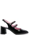 Carel Banana Leather Mary Jane Slingback Pumps