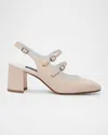 Carel Banana Patent-leather Pumps In Nude