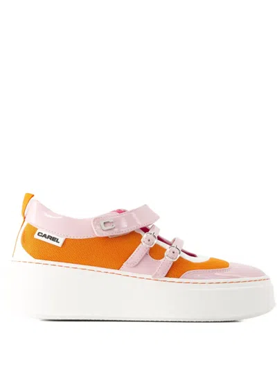 Carel Baskina Sneakers In Orange