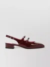 Carel Patent Leather Peche Slingback Pumps
