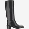 Carel Tall Block Heel Knee-high Boots In Black
