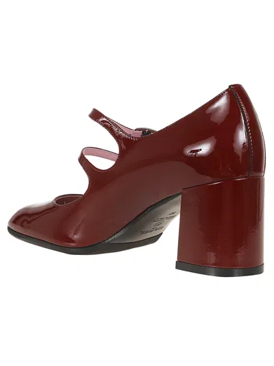 CAREL BURGUNDY PATENT MARY JANE