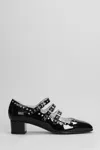 Carel 40mm Camden Patent Leather Pumps In Black