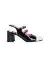 CAREL CAREL CAREL "PAPAYA" SLINGBACK – BLACK PATENT