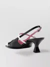 Carel Cecile Black And White Patent Slingback Pumps