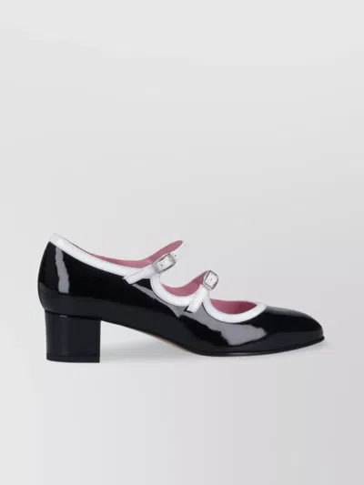 CAREL CHUNKY HEEL PUMP PATENT FINISH