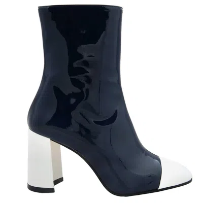 Carel Donna Patent Leather Ankle Boots