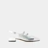 Carel Escarpins Abricot -  - Cuir - Blanc/argenté In White