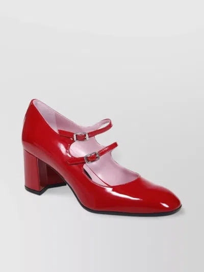 Carel 'mary Jane Alice In Patent Leather In Red