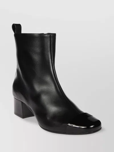 Carel Heeled Ankle Boot Toe Cap