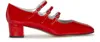 Carel Kina Ballerinas In Vernis Rouge