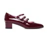 Carel 40mm Kina Patent Leather Pumps In Red