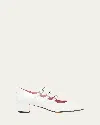 Carel Women's Patent Leather Ariana Mary Jane In White Patent Leather
