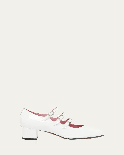 CAREL KINA PATENT MARY JANE BALLERINA PUMPS