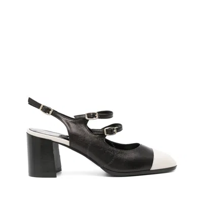Carel Block Heel Sandals In Black