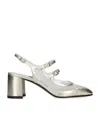 Carel Leather Bananight Slingback Pumps 60 In Gold