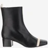 Carel Paris Black And White Leather Boot