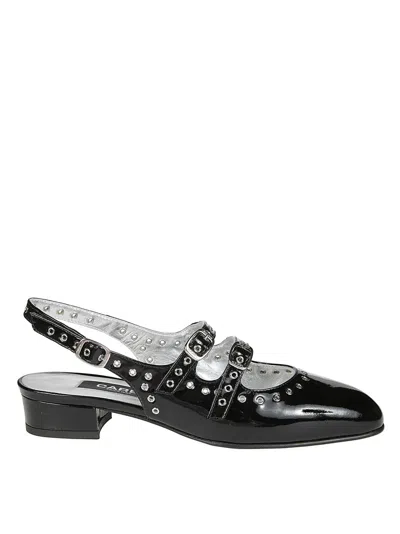 Carel Mary Jane Patent Slingback In Black