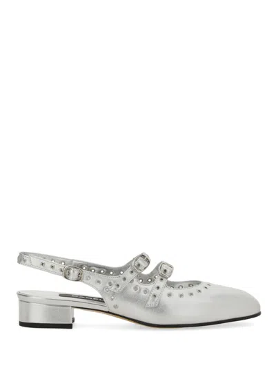 Carel Mary Jane Slingback Queen In Silver