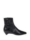 Carel Monica Boot Ankle Pointed Toe In Black