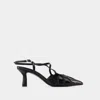 Carel Neri Sandals -  - Leather - Black In Black