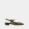 Carel Oceano 24 Sandals -  - Leather - Khaki In Khaki