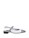 Carel Block Heel Slingback Pump With Textured Toe