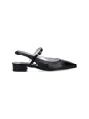 Carel "oceano" Slingback Mules – Black