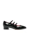 CAREL PARIS 1952 ARIANA BALLET FLATS IN BLACK PATENT LEATHER