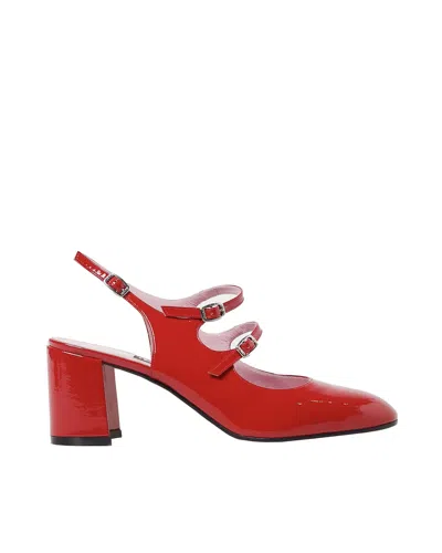 Carel Paris 1952 Mary Jane Banana In Vernice Rossa In 331873