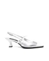 Carel Paris 1952 Slingback Cecile Argento/bianco In 332785
