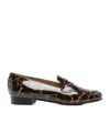 Carel Paris 2100 Leopard-print Penny Loafers