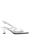 Carel Paris Oceano Ballet Flats In Metallic