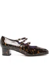 Carel Paris 40mm Kina Leopard-print Buckled Pumps