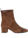 Carel Paris 40mm Start Suede Boots In Brown