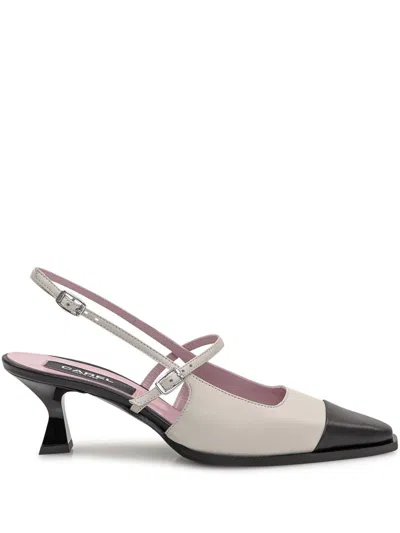 Carel Paris 50mm Cecile Slingback Pumps In Beige