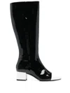 Carel Paris Side Zipper Boots In Black