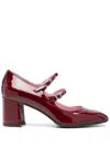 Carel Paris Woman Pumps Burgundy Size 8 Leather In Red