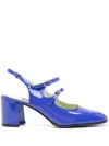 Carel Paris 60mm Banana Slingback Pumps In Blau