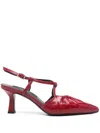 Carel Paris 65mm Neri Pumps In Red